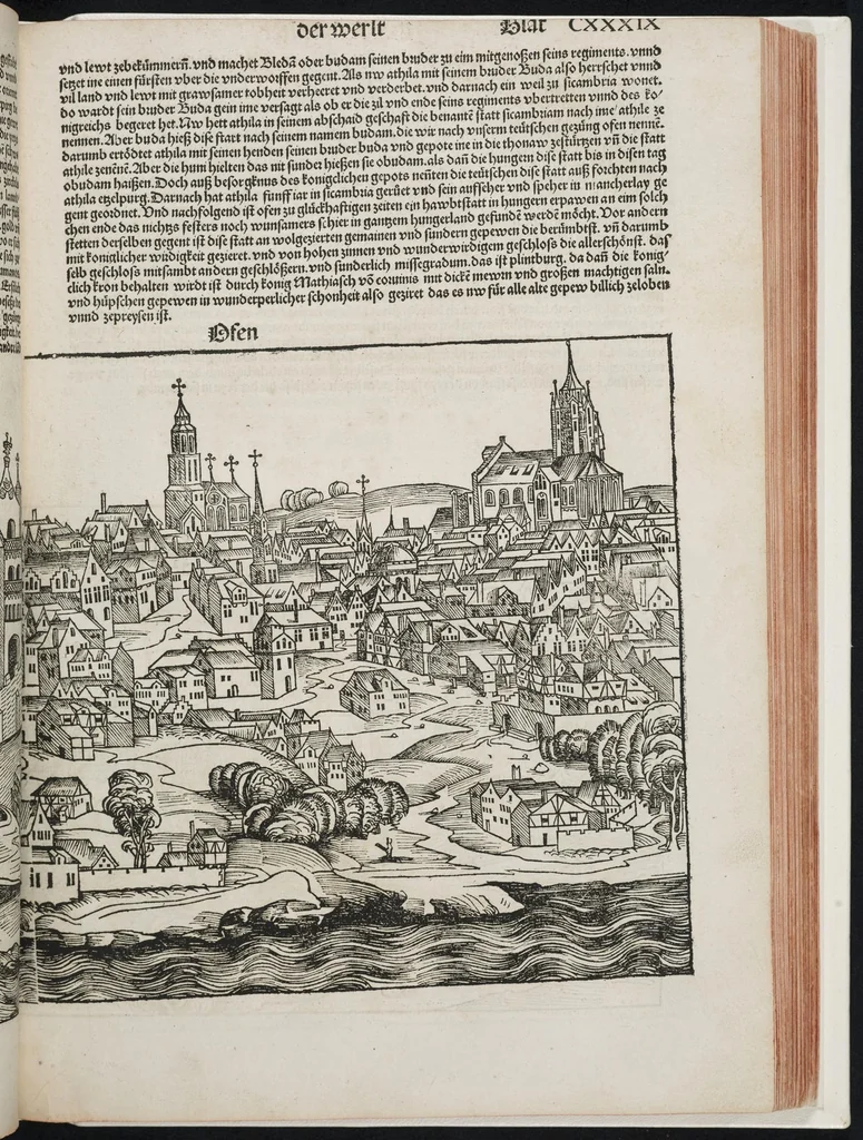 An illustration from Register des Buchs der Croniken vnd Geschichten : mit Figure[n] vnd Pildnüssen von Anbegi[n]n der Welt bis auf dise v[n]nsere Zeit, leaf 298