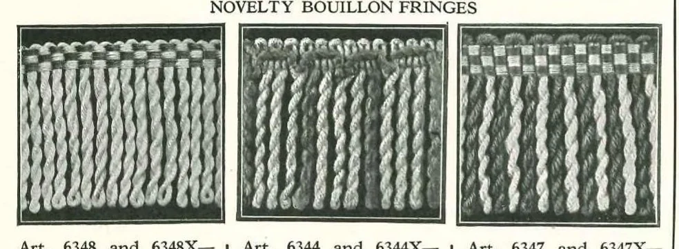 An illustration from Bucilla Art Needlework Trimmings 1929, 1929, leaf 3