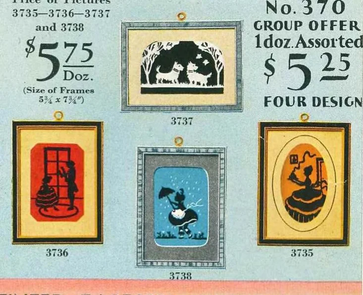 An illustration from Bucilla Stamped Needlework 1930, 1930, leaf 1
