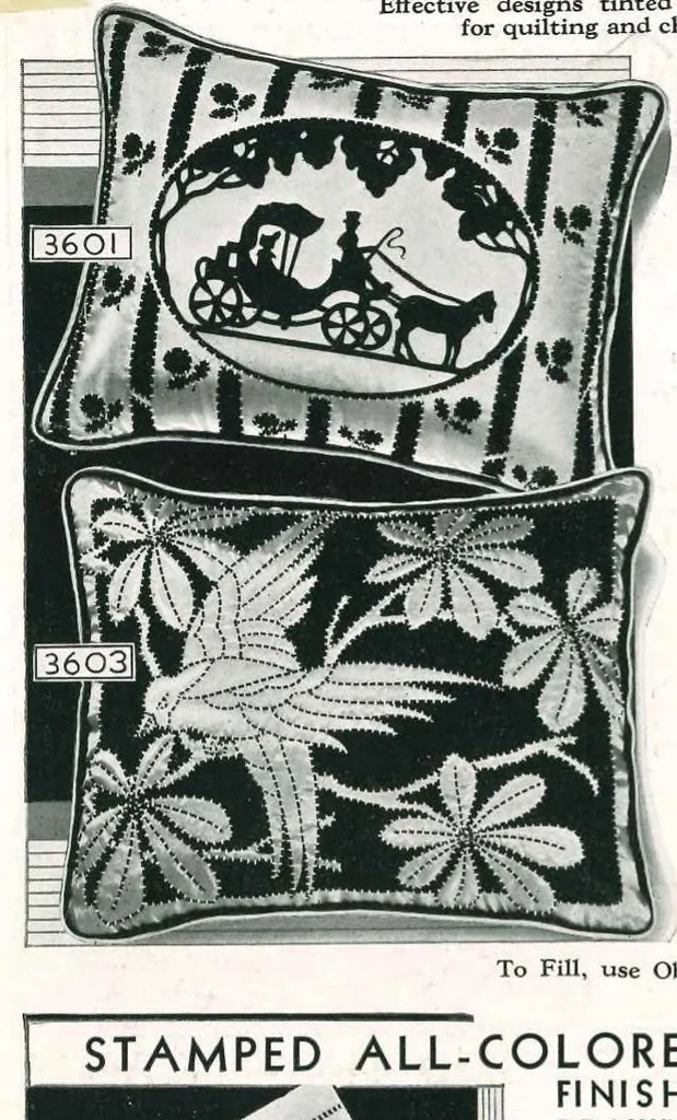 An illustration from Bucilla Stamped Needlework 1930, 1930, leaf 16