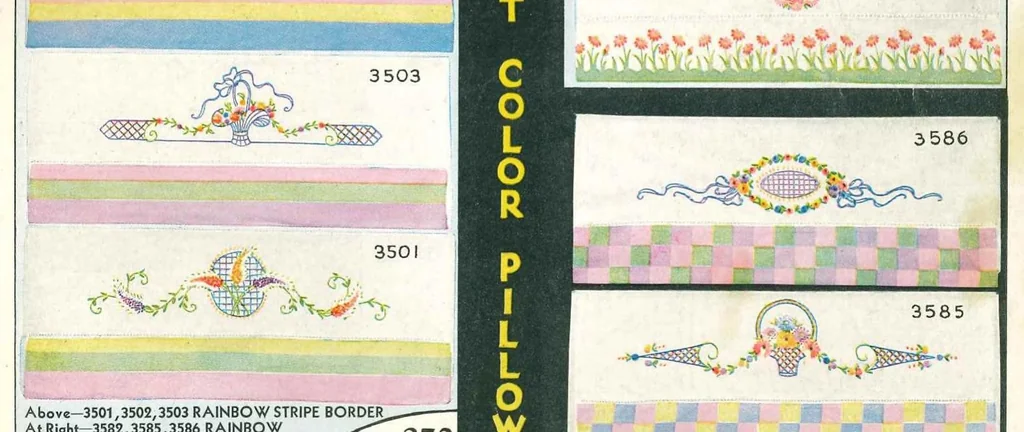 An illustration from Bucilla Stamped Needlework 1930, 1930, leaf 26