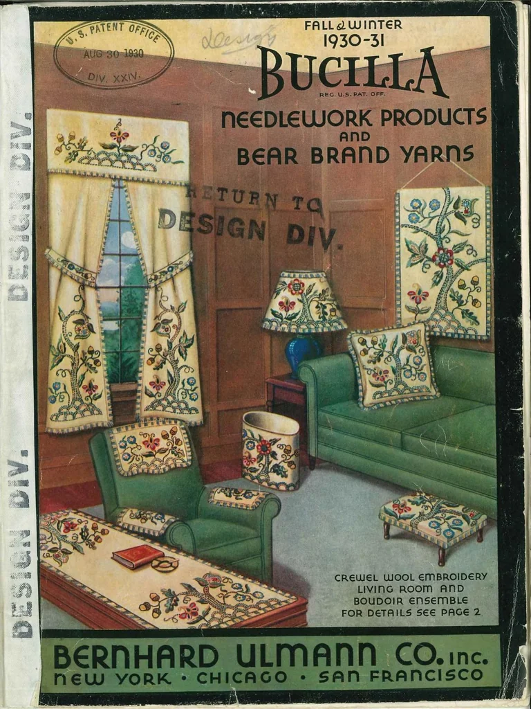 An illustration from Bucilla Needlework Products Fall 1930, 1930, leaf 0