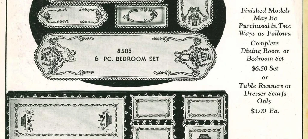An illustration from Bucilla Needlework Products Fall 1930, 1930, leaf 21