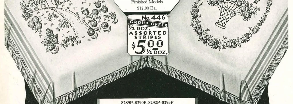 An illustration from Bucilla Needlework Products Fall 1930, 1930, leaf 31