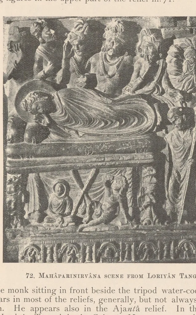 An illustration from Buddhist art in India : translated from the 'Handbuch' of Albert Grünwedel, 1901, leaf 132