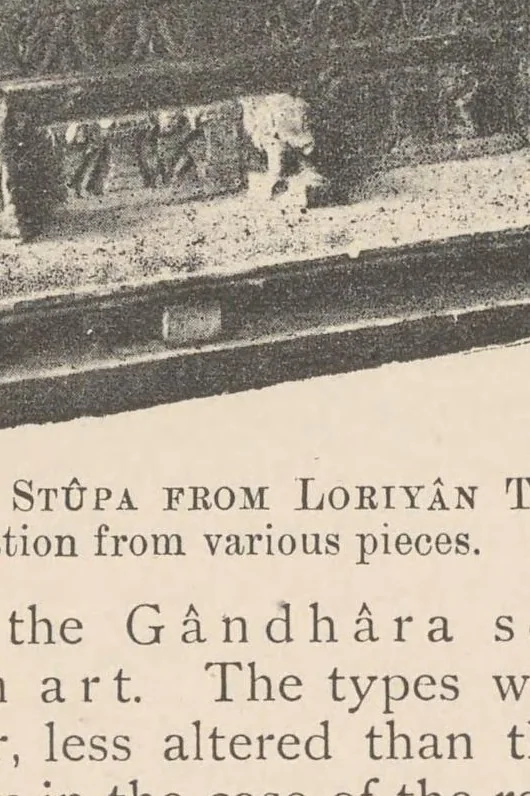 An illustration from Buddhist art in India : translated from the 'Handbuch' of Albert Grünwedel, 1901, leaf 168