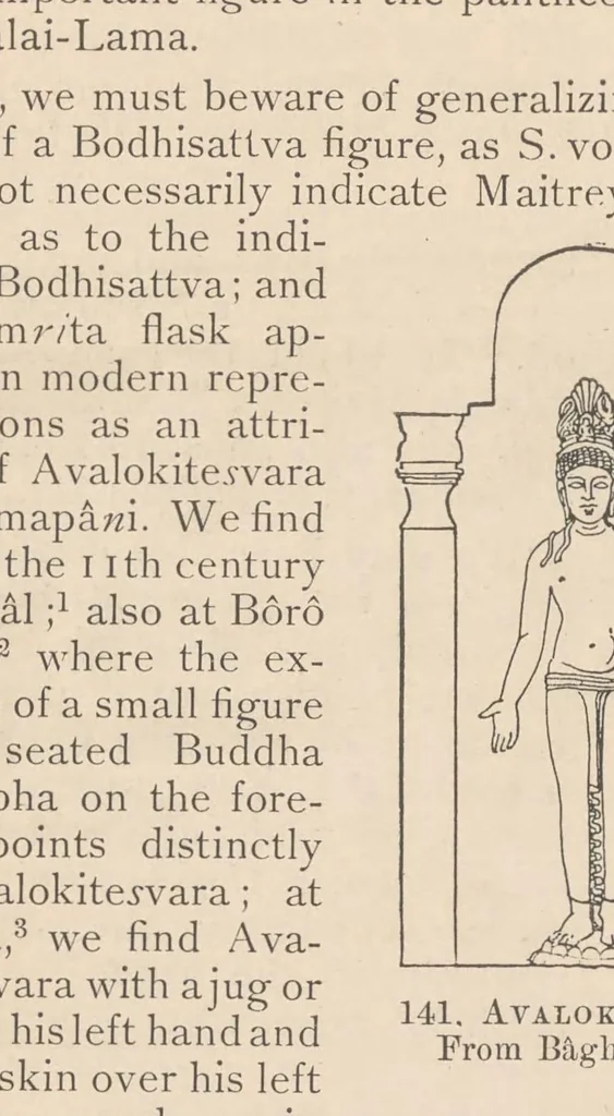 An illustration from Buddhist art in India : translated from the 'Handbuch' of Albert Grünwedel, 1901, leaf 205