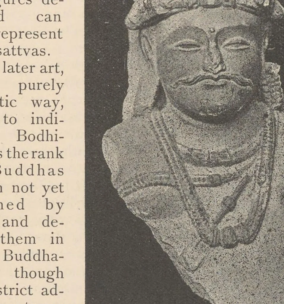An illustration from Buddhist art in India : translated from the 'Handbuch' of Albert Grünwedel, 1901, leaf 197