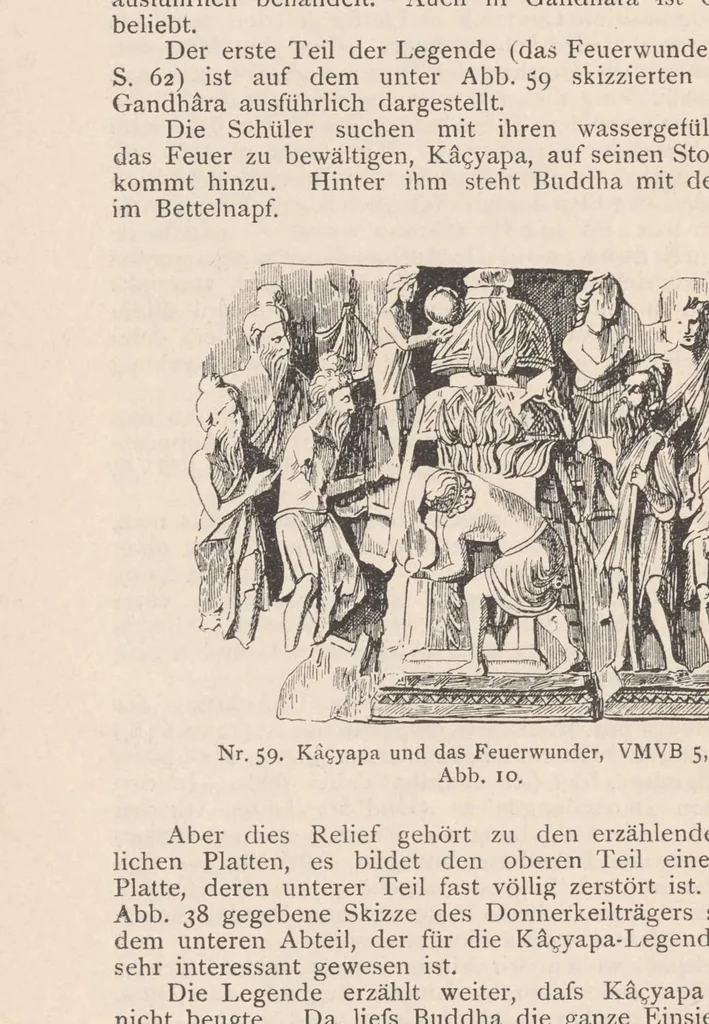 An illustration from Buddhistische kunst in Indien, 1900, leaf 136
