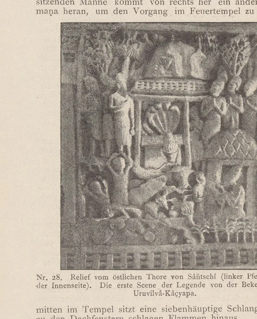 An illustration from Buddhistische kunst in Indien, 1900, leaf 80