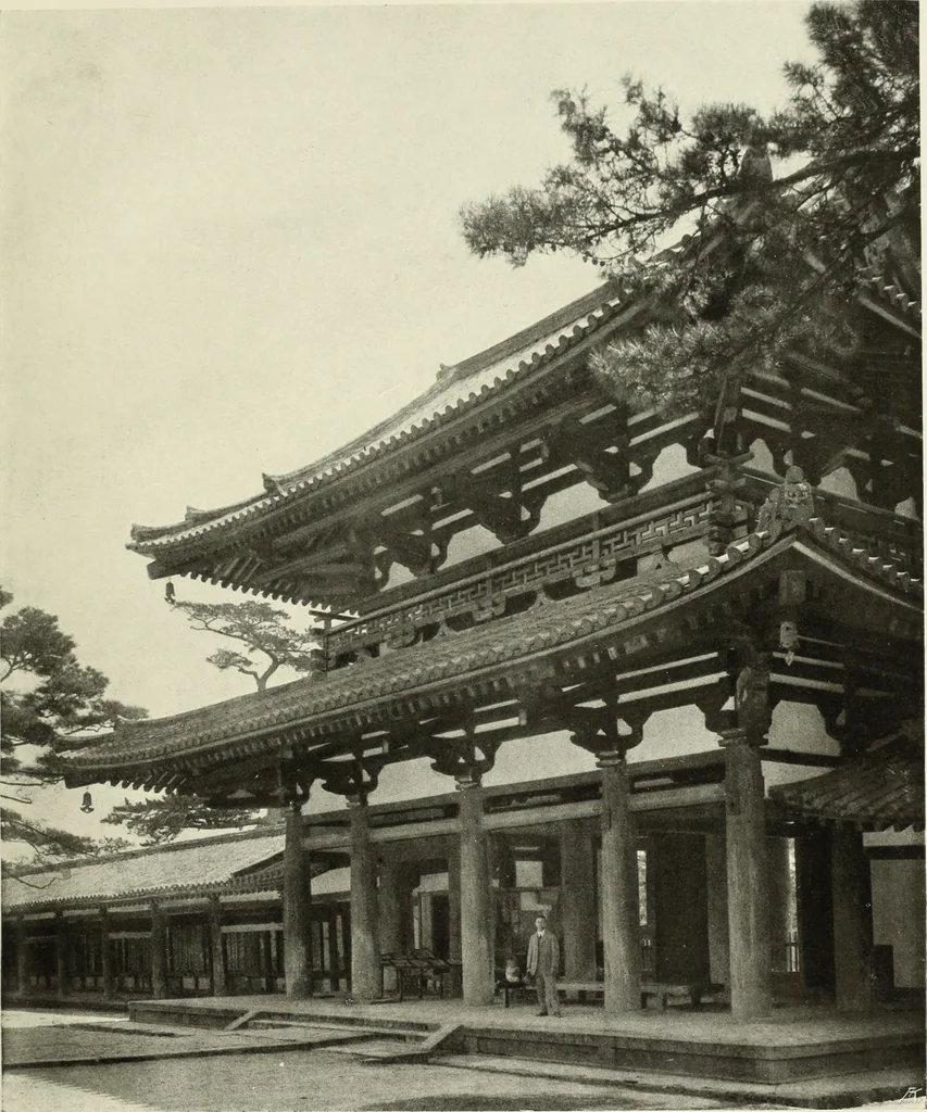 An illustration from Buddhistische plastik in Japan bis in den beginn des 8. jahrhunderts n. Chr, 1919, leaf 210