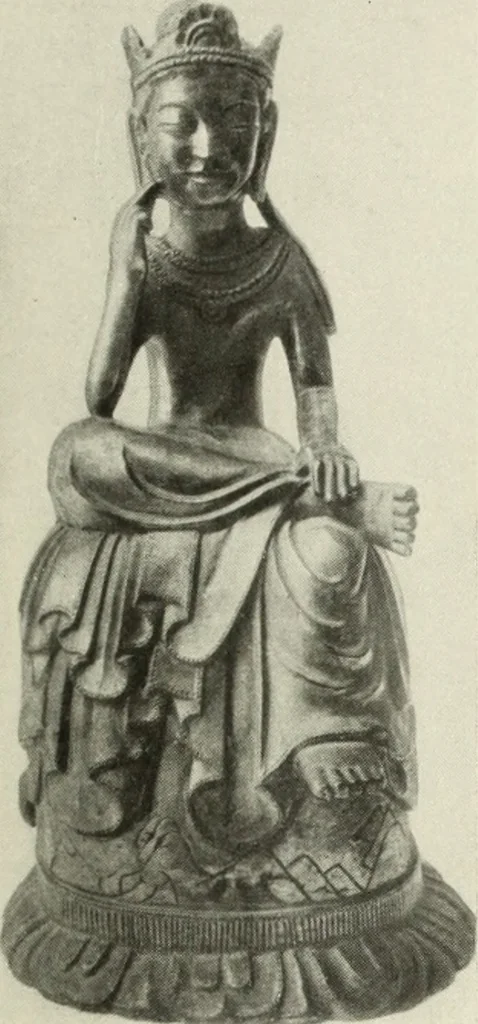 An illustration from Buddhistische plastik in Japan bis in den beginn des 8. jahrhunderts n. Chr, 1919, leaf 214