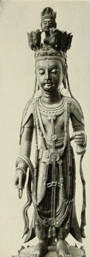 An illustration from Buddhistische plastik in Japan bis in den beginn des 8. jahrhunderts n. Chr, 1919, leaf 215