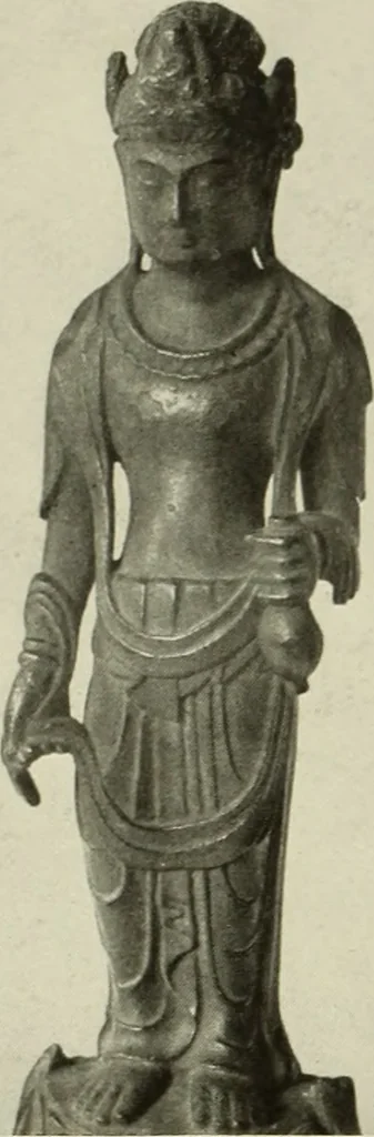 An illustration from Buddhistische plastik in Japan bis in den beginn des 8. jahrhunderts n. Chr, 1919, leaf 217