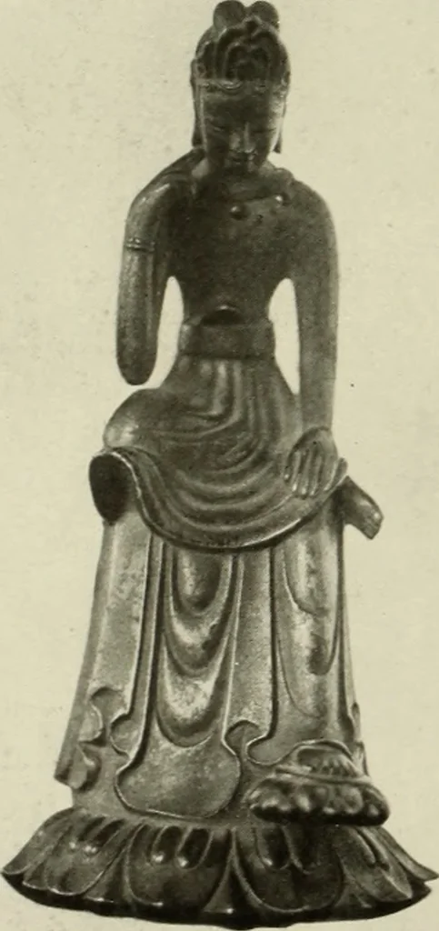 An illustration from Buddhistische plastik in Japan bis in den beginn des 8. jahrhunderts n. Chr, 1919, leaf 217