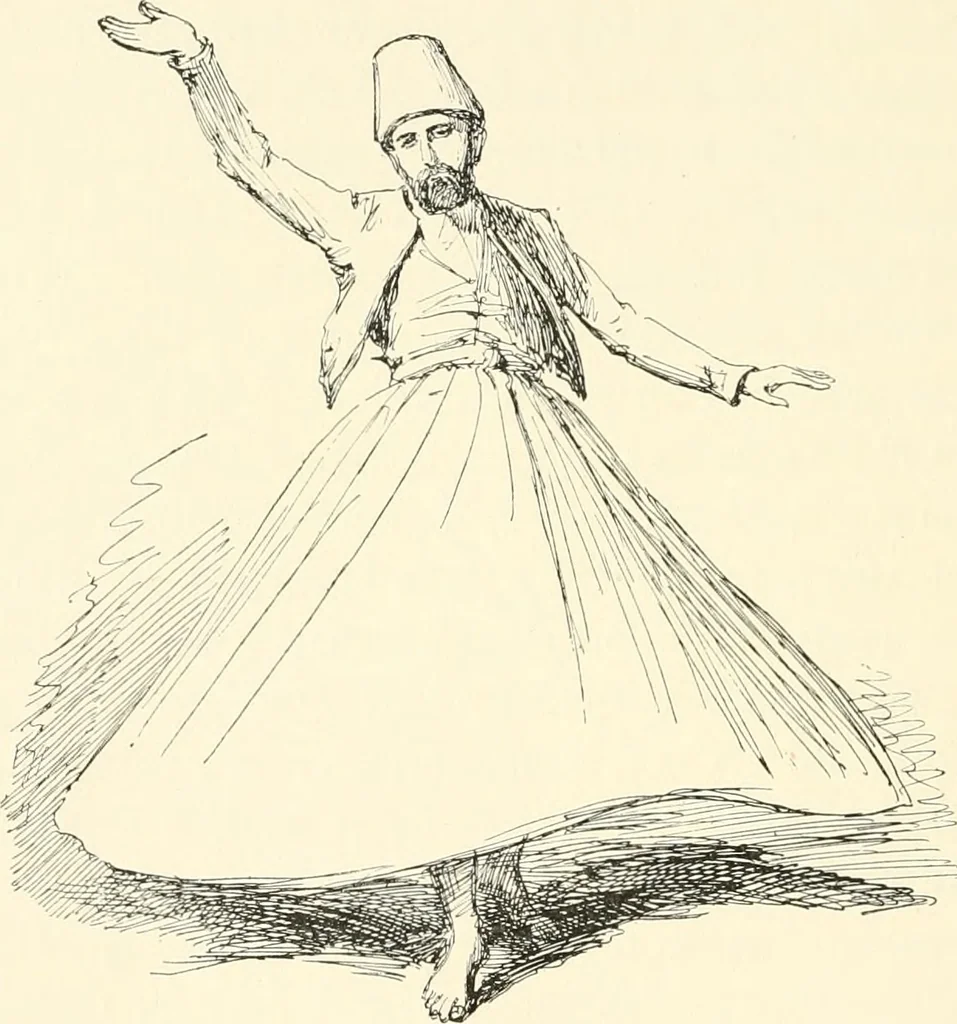 An illustration from The Buddhist praying-wheel : a collection of material bearing upon the symbolism of the wheel and circular movements in custom and religious ritual, 1896, leaf 149