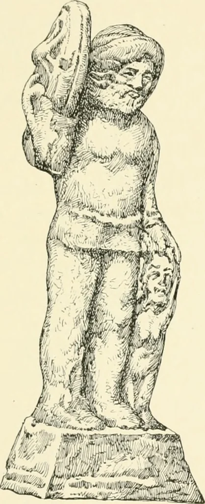 An illustration from The Buddhist praying-wheel : a collection of material bearing upon the symbolism of the wheel and circular movements in custom and religious ritual, 1896, leaf 254