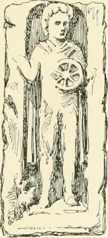 An illustration from The Buddhist praying-wheel : a collection of material bearing upon the symbolism of the wheel and circular movements in custom and religious ritual, 1896, leaf 256