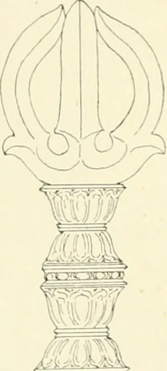 An illustration from The Buddhist praying-wheel : a collection of material bearing upon the symbolism of the wheel and circular movements in custom and religious ritual, 1896, leaf 26
