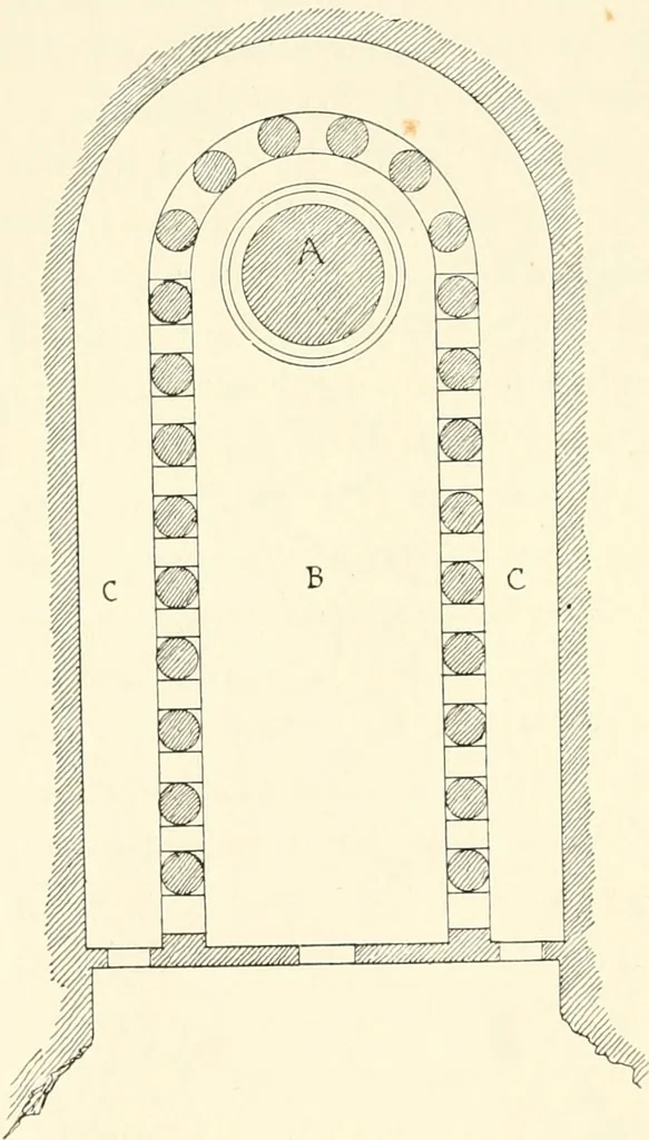 An illustration from The Buddhist praying-wheel : a collection of material bearing upon the symbolism of the wheel and circular movements in custom and religious ritual, 1896, leaf 73