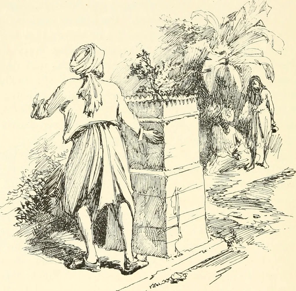 An illustration from The Buddhist praying-wheel : a collection of material bearing upon the symbolism of the wheel and circular movements in custom and religious ritual, 1896, leaf 93