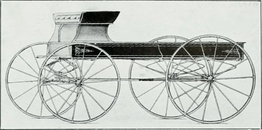 An illustration from The buggy from Glengarry : fine grade vehicles manufactured by the Munro & McIntosh Carriage Co., Limited, Alexandria, Ontario, Canada. --, 1890, leaf 100