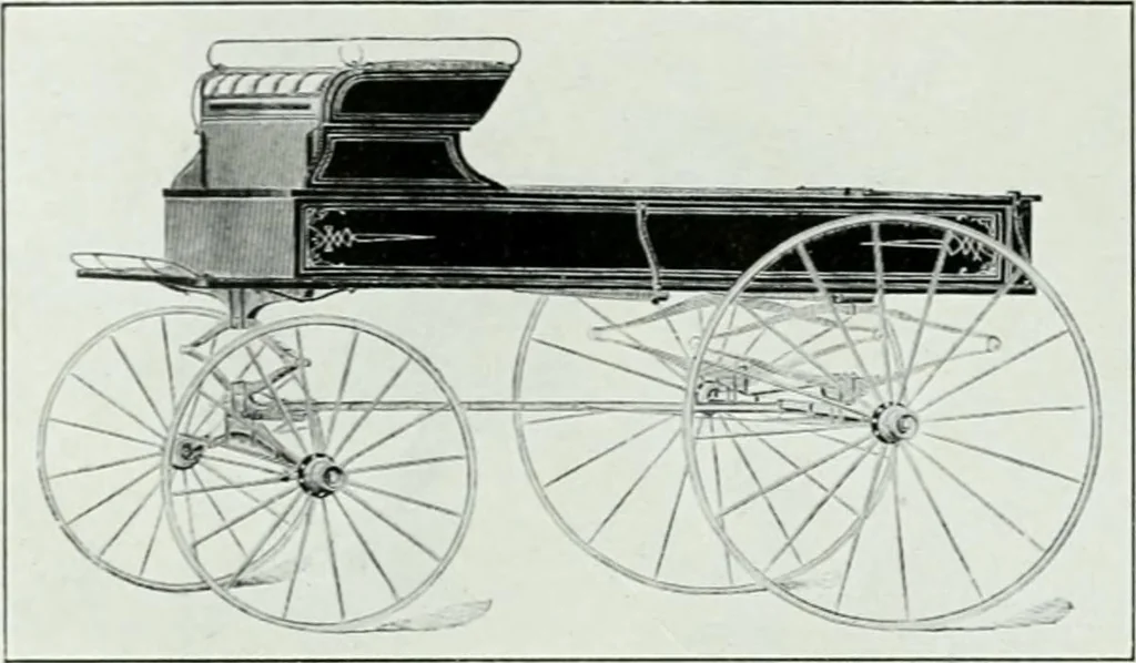 An illustration from The buggy from Glengarry : fine grade vehicles manufactured by the Munro & McIntosh Carriage Co., Limited, Alexandria, Ontario, Canada. --, 1890, leaf 101