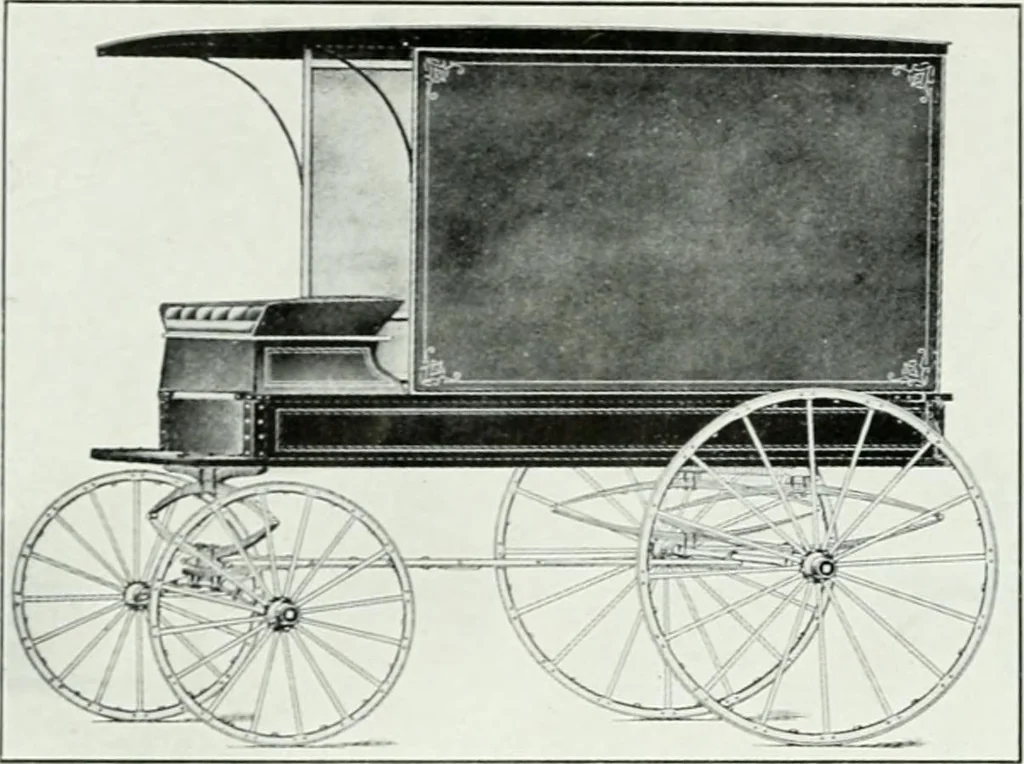 An illustration from The buggy from Glengarry : fine grade vehicles manufactured by the Munro & McIntosh Carriage Co., Limited, Alexandria, Ontario, Canada. --, 1890, leaf 107