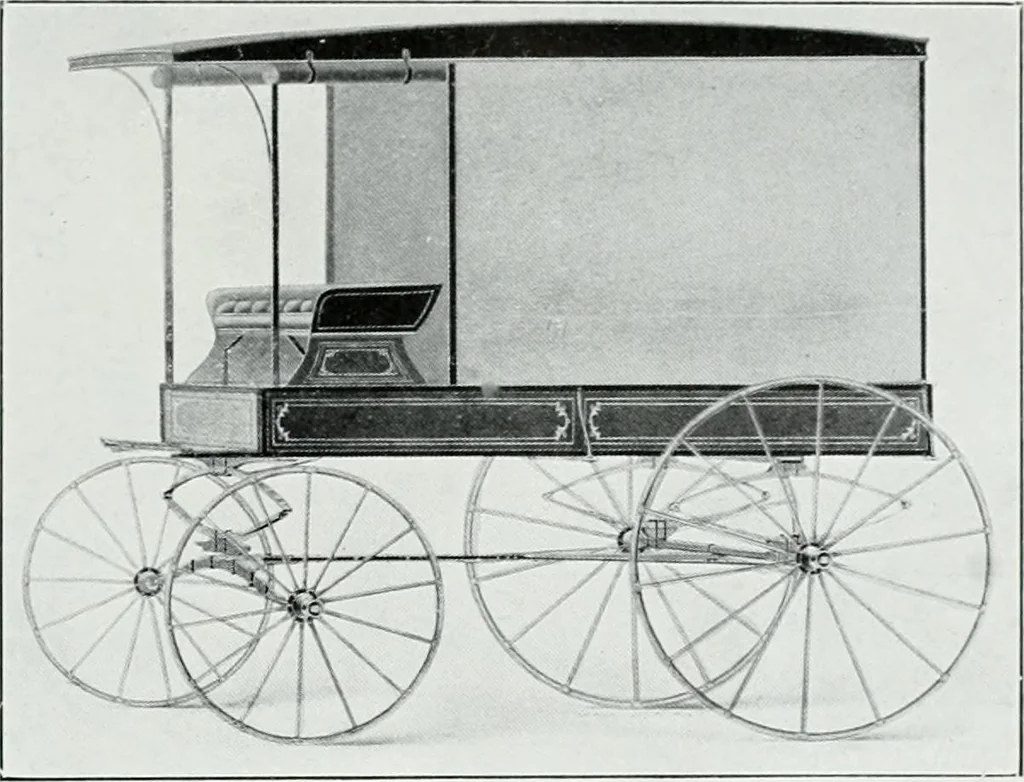 An illustration from The buggy from Glengarry : fine grade vehicles manufactured by the Munro & McIntosh Carriage Co., Limited, Alexandria, Ontario, Canada. --, 1890, leaf 108