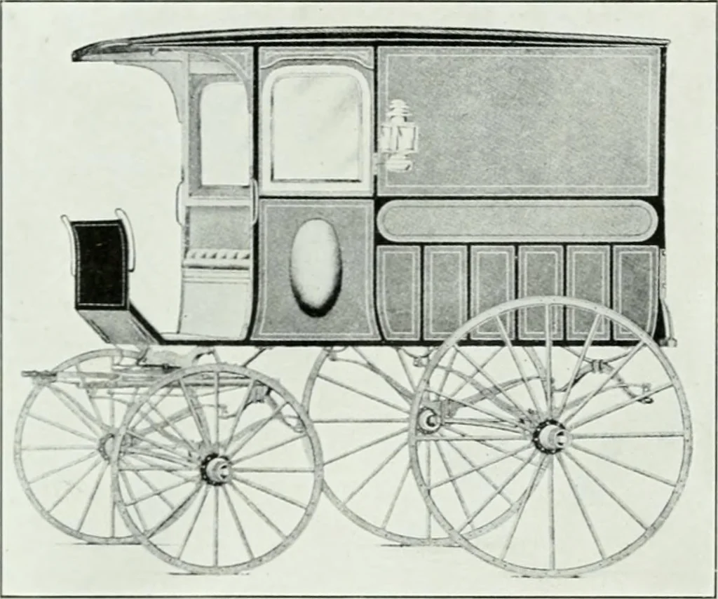 An illustration from The buggy from Glengarry : fine grade vehicles manufactured by the Munro & McIntosh Carriage Co., Limited, Alexandria, Ontario, Canada. --, 1890, leaf 113