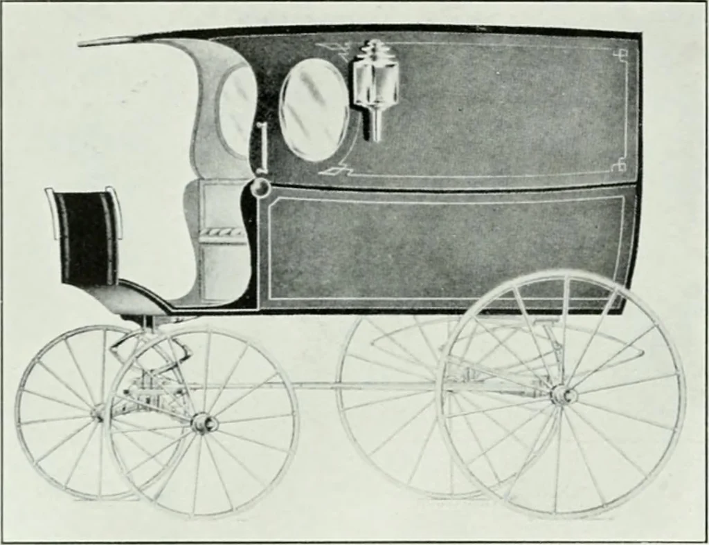 An illustration from The buggy from Glengarry : fine grade vehicles manufactured by the Munro & McIntosh Carriage Co., Limited, Alexandria, Ontario, Canada. --, 1890, leaf 115