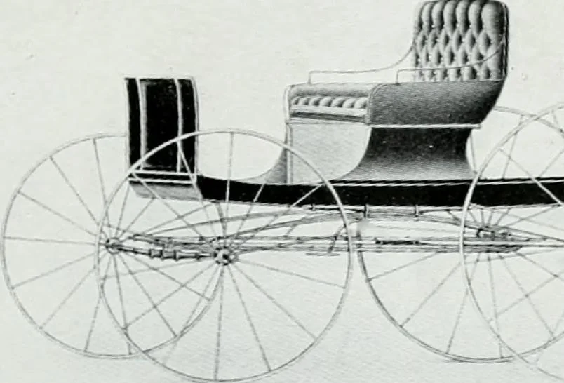 An illustration from The buggy from Glengarry : fine grade vehicles manufactured by the Munro & McIntosh Carriage Co., Limited, Alexandria, Ontario, Canada. --, 1890, leaf 12
