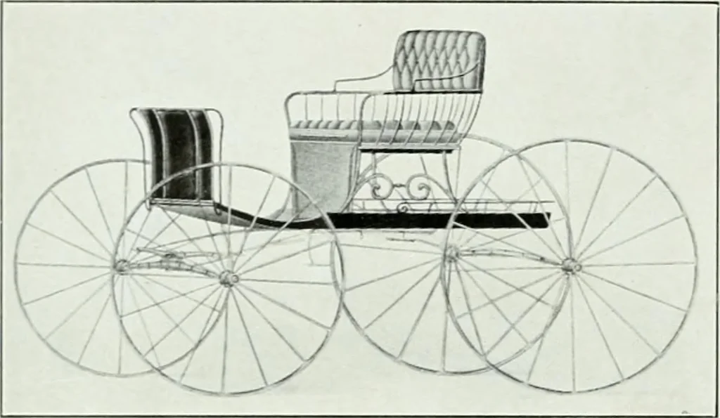 An illustration from The buggy from Glengarry : fine grade vehicles manufactured by the Munro & McIntosh Carriage Co., Limited, Alexandria, Ontario, Canada. --, 1890, leaf 17