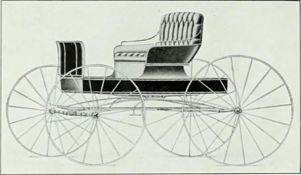 An illustration from The buggy from Glengarry : fine grade vehicles manufactured by the Munro & McIntosh Carriage Co., Limited, Alexandria, Ontario, Canada. --, 1890, leaf 23