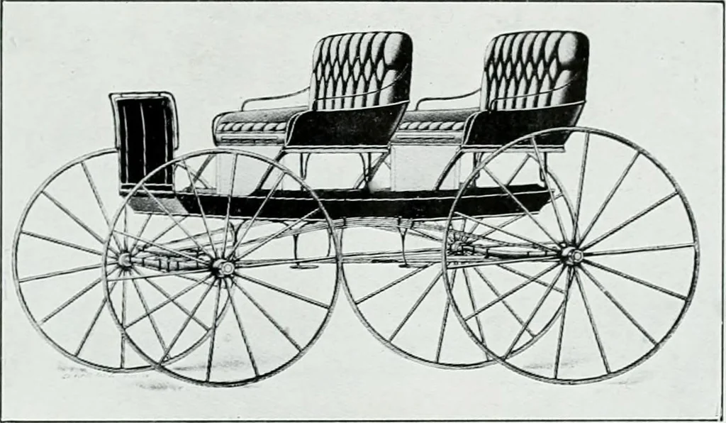 An illustration from The buggy from Glengarry : fine grade vehicles manufactured by the Munro & McIntosh Carriage Co., Limited, Alexandria, Ontario, Canada. --, 1890, leaf 28