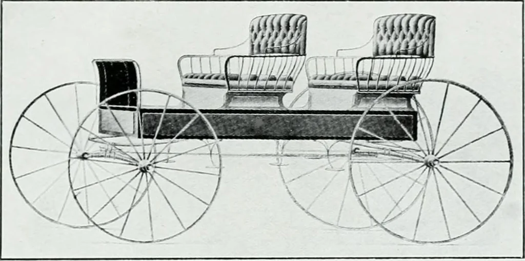 An illustration from The buggy from Glengarry : fine grade vehicles manufactured by the Munro & McIntosh Carriage Co., Limited, Alexandria, Ontario, Canada. --, 1890, leaf 30