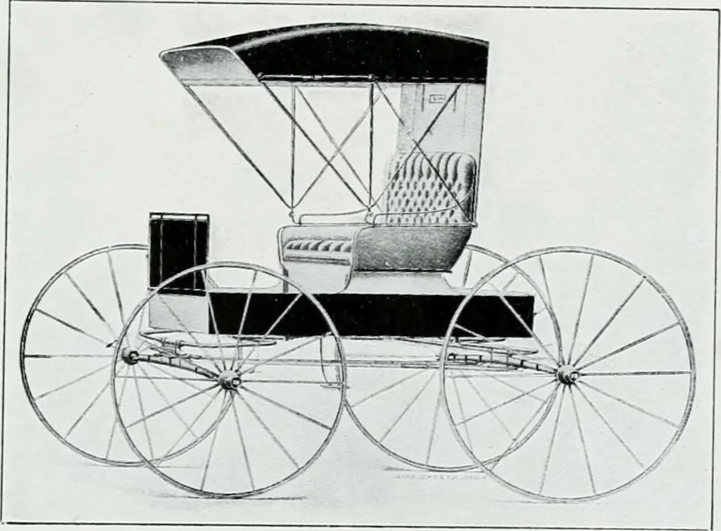 An illustration from The buggy from Glengarry : fine grade vehicles manufactured by the Munro & McIntosh Carriage Co., Limited, Alexandria, Ontario, Canada. --, 1890, leaf 34
