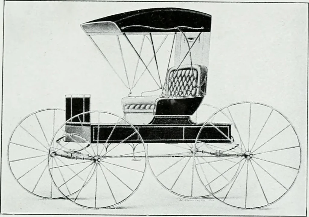An illustration from The buggy from Glengarry : fine grade vehicles manufactured by the Munro & McIntosh Carriage Co., Limited, Alexandria, Ontario, Canada. --, 1890, leaf 36