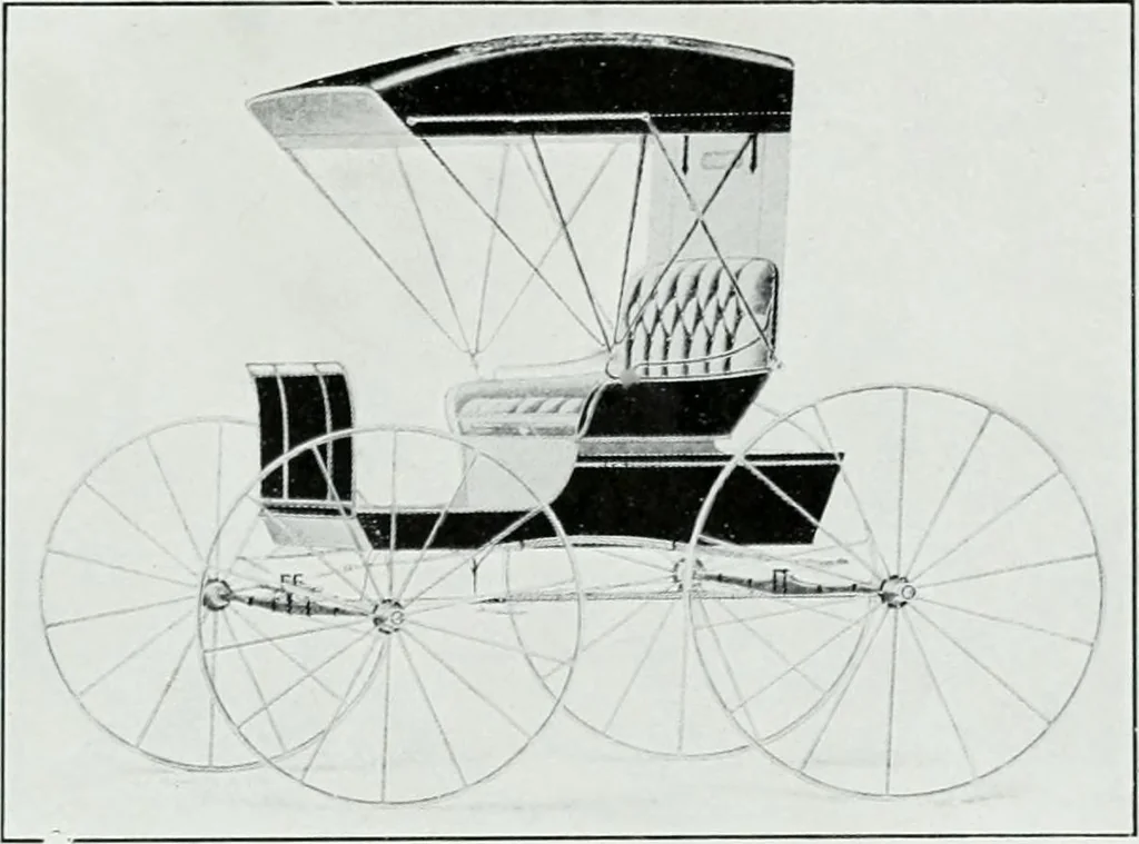 An illustration from The buggy from Glengarry : fine grade vehicles manufactured by the Munro & McIntosh Carriage Co., Limited, Alexandria, Ontario, Canada. --, 1890, leaf 42