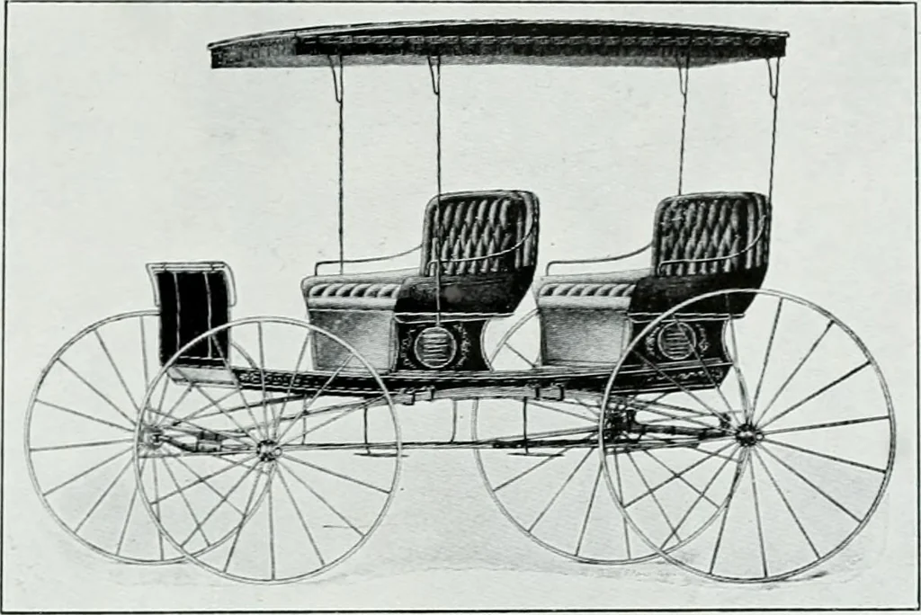 An illustration from The buggy from Glengarry : fine grade vehicles manufactured by the Munro & McIntosh Carriage Co., Limited, Alexandria, Ontario, Canada. --, 1890, leaf 50