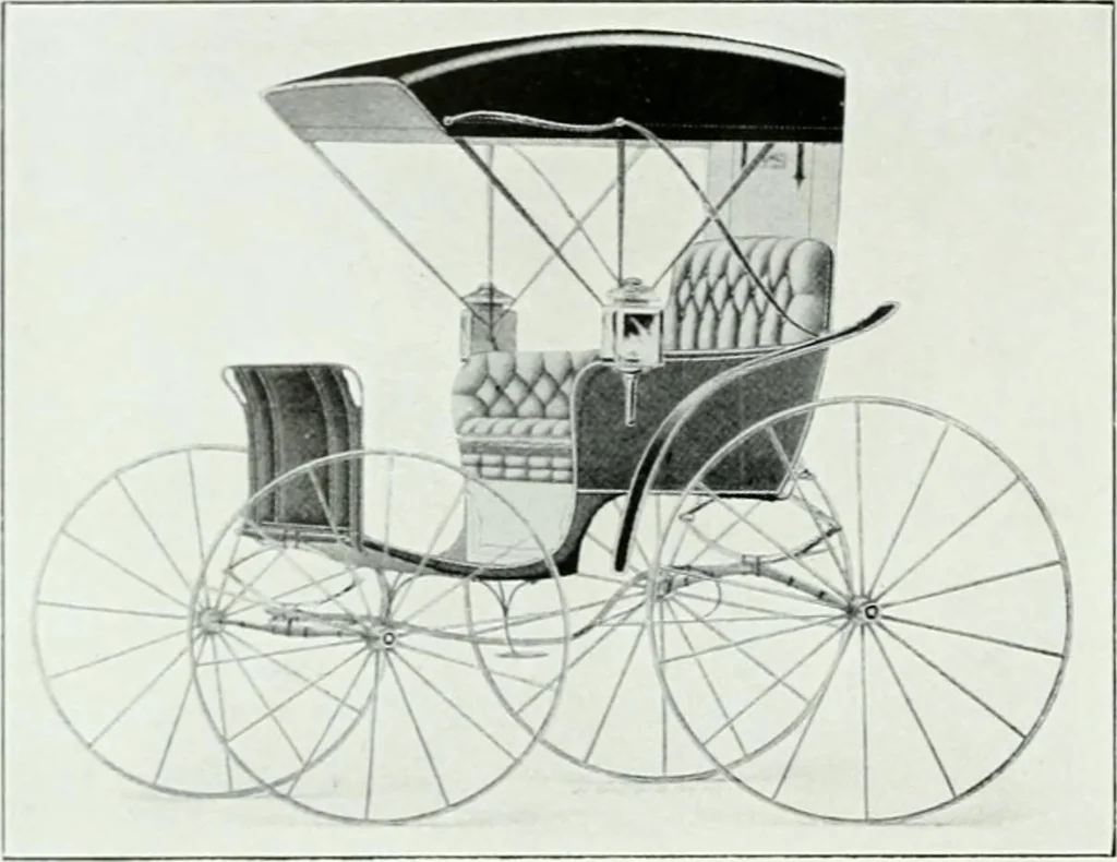 An illustration from The buggy from Glengarry : fine grade vehicles manufactured by the Munro & McIntosh Carriage Co., Limited, Alexandria, Ontario, Canada. --, 1890, leaf 53