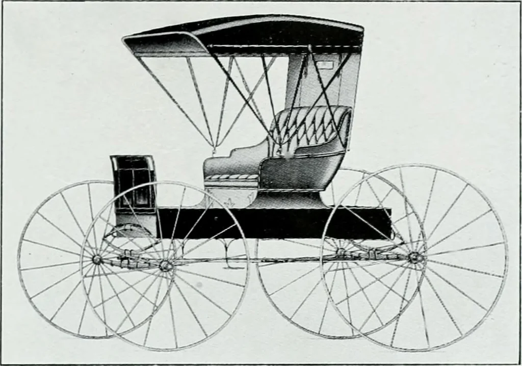 An illustration from The buggy from Glengarry : fine grade vehicles manufactured by the Munro & McIntosh Carriage Co., Limited, Alexandria, Ontario, Canada. --, 1890, leaf 54