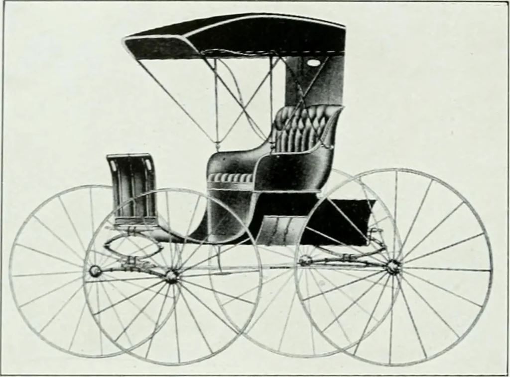 An illustration from The buggy from Glengarry : fine grade vehicles manufactured by the Munro & McIntosh Carriage Co., Limited, Alexandria, Ontario, Canada. --, 1890, leaf 55