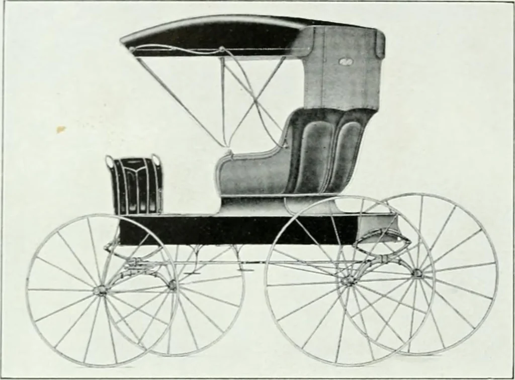 An illustration from The buggy from Glengarry : fine grade vehicles manufactured by the Munro & McIntosh Carriage Co., Limited, Alexandria, Ontario, Canada. --, 1890, leaf 57