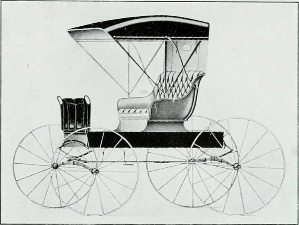 An illustration from The buggy from Glengarry : fine grade vehicles manufactured by the Munro & McIntosh Carriage Co., Limited, Alexandria, Ontario, Canada. --, 1890, leaf 58