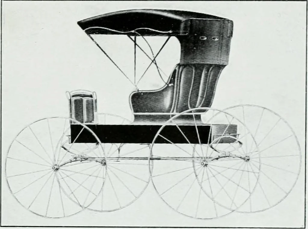 An illustration from The buggy from Glengarry : fine grade vehicles manufactured by the Munro & McIntosh Carriage Co., Limited, Alexandria, Ontario, Canada. --, 1890, leaf 66