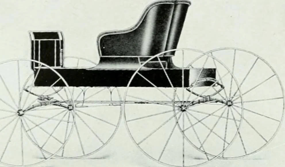 An illustration from The buggy from Glengarry : fine grade vehicles manufactured by the Munro & McIntosh Carriage Co., Limited, Alexandria, Ontario, Canada. --, 1890, leaf 77