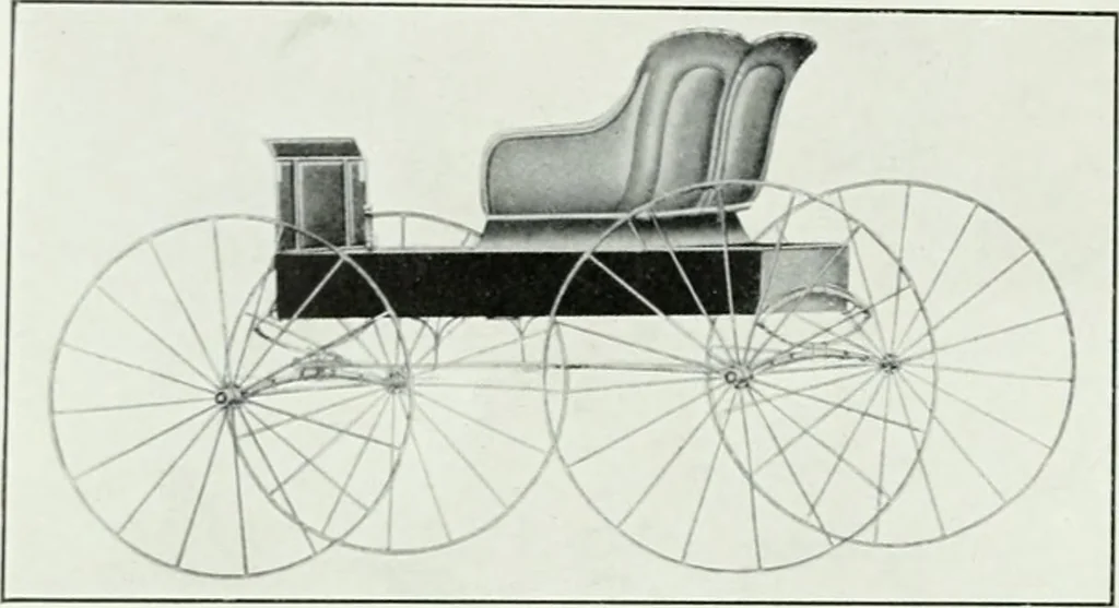 An illustration from The buggy from Glengarry : fine grade vehicles manufactured by the Munro & McIntosh Carriage Co., Limited, Alexandria, Ontario, Canada. --, 1890, leaf 79