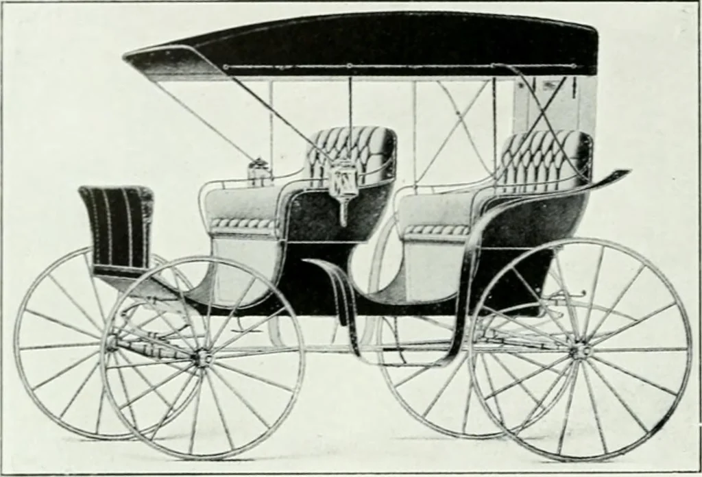An illustration from The buggy from Glengarry : fine grade vehicles manufactured by the Munro & McIntosh Carriage Co., Limited, Alexandria, Ontario, Canada. --, 1890, leaf 83