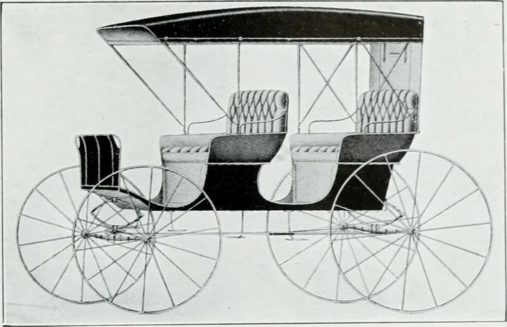 An illustration from The buggy from Glengarry : fine grade vehicles manufactured by the Munro & McIntosh Carriage Co., Limited, Alexandria, Ontario, Canada. --, 1890, leaf 84